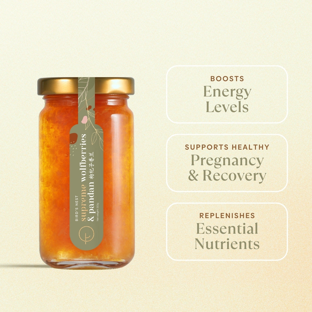 Bird's Nest with Supreme Wolfberries & Pandan