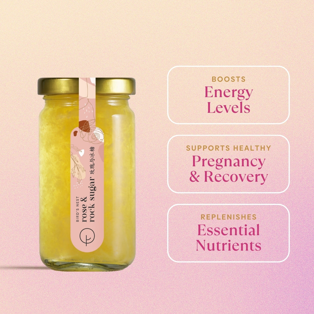 Bird's Nest with Rose & Rock Sugar