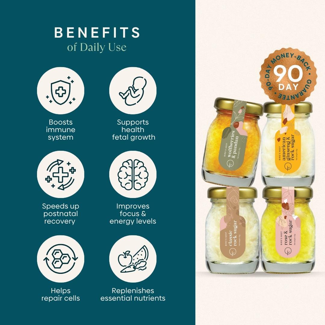 Four Signature Bird's Nest Shots