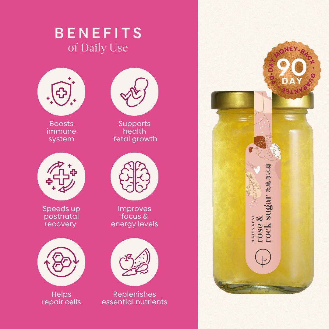 Bird's Nest with Rose & Rock Sugar