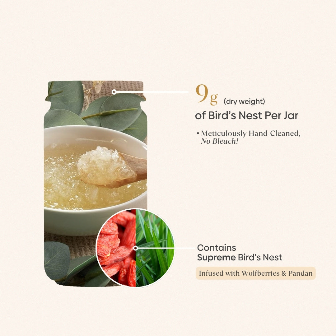 Bird's Nest with Supreme Wolfberries & Pandan