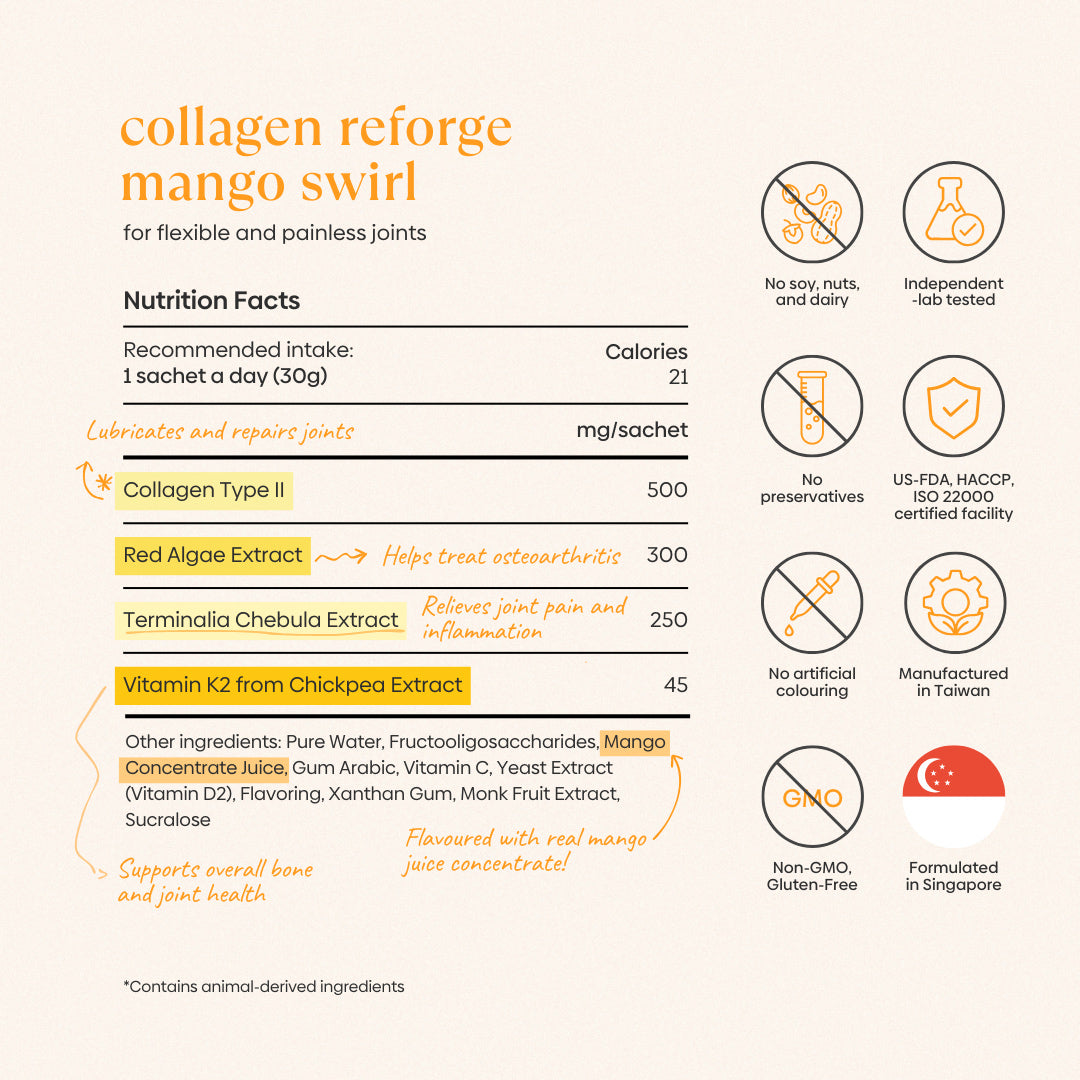 Collagen Reforge Mango Swirl