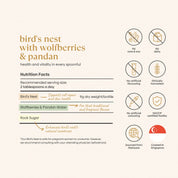 Bird's Nest with Wolfberries & Pandan