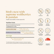 Bird's Nest with Supreme Wolfberries & Pandan