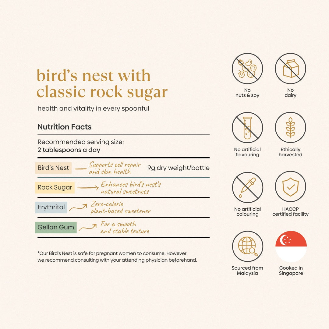 Bird's Nest with Classic Rock Sugar