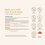 Bird's Nest with Rose & Rock Sugar