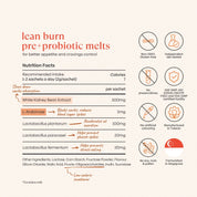 Lean Burn Pre+Probiotic Melts
