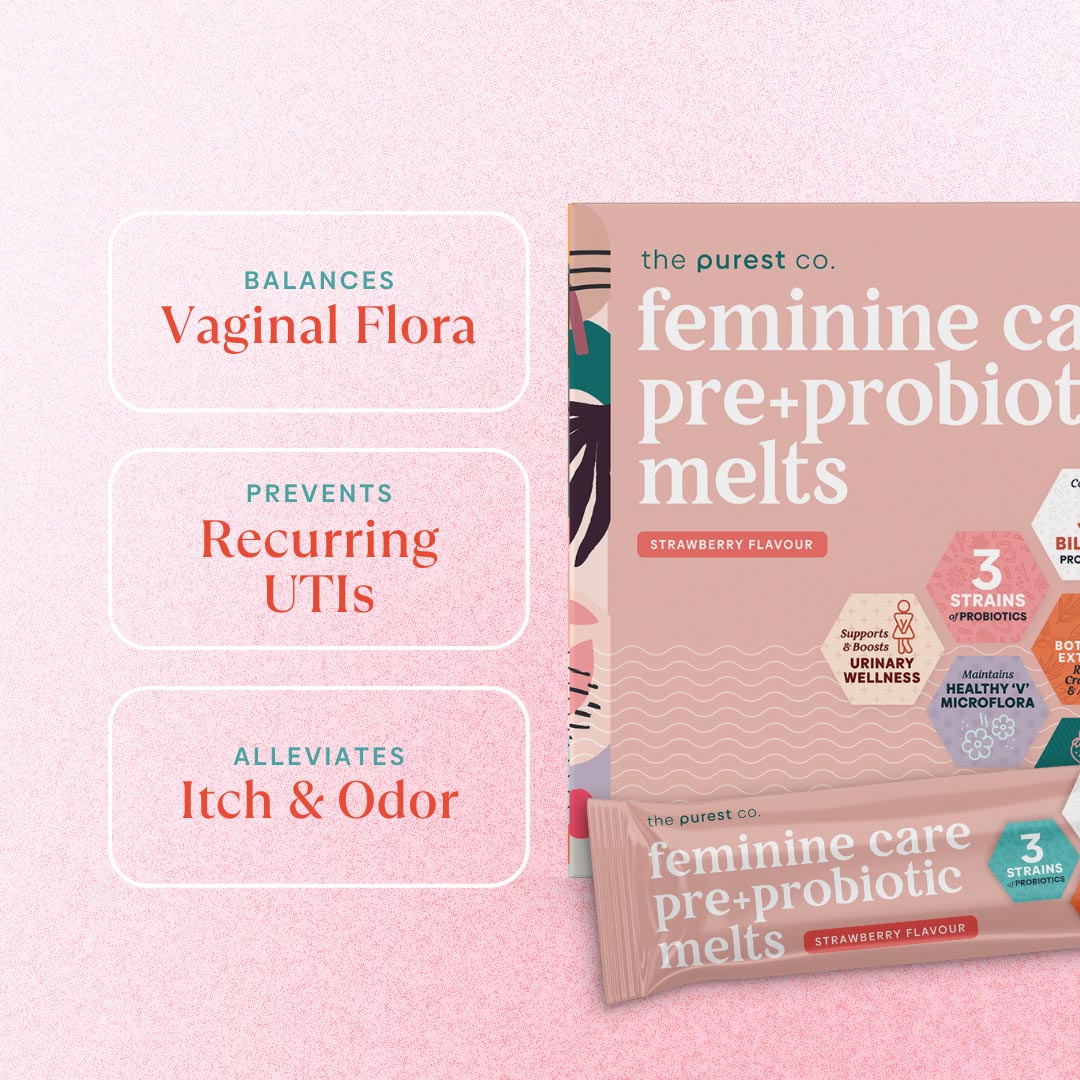 Feminine Care Pre+Probiotic Melts Benefits
