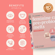 Feminine Care Pre+Probiotic Melts Benefits of Daily Use