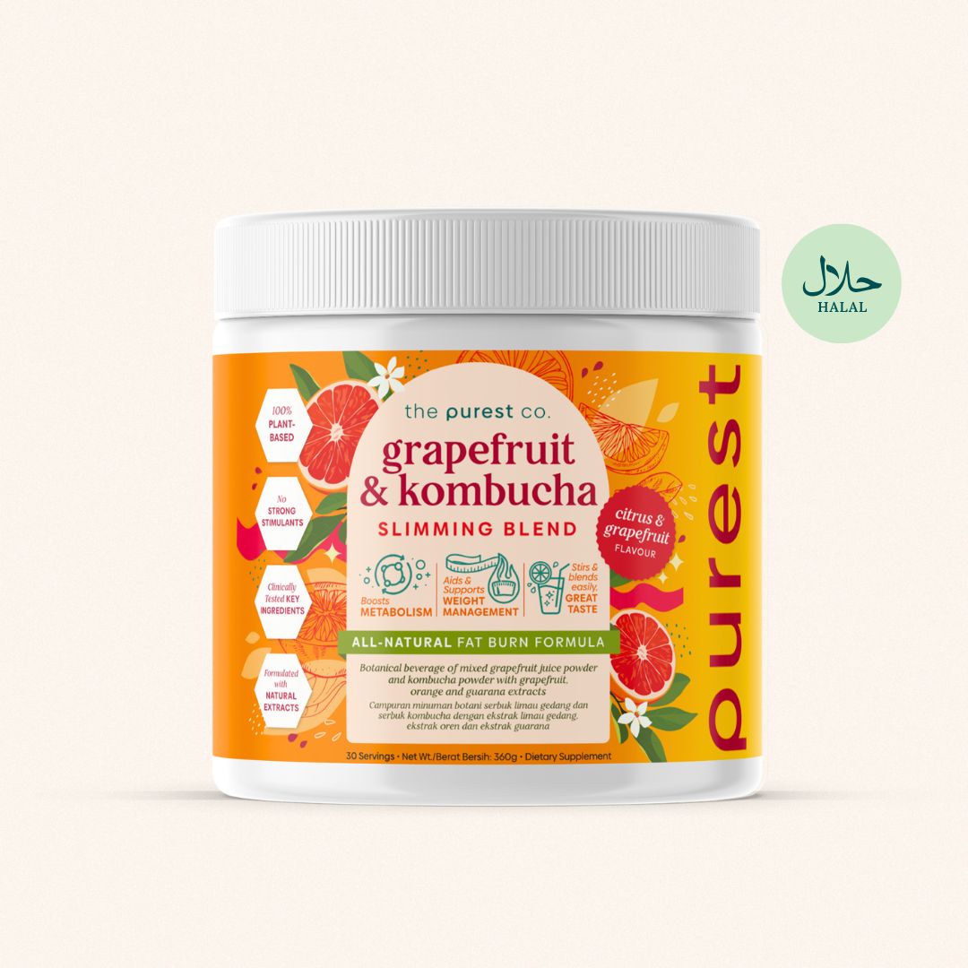 Grapefruit & Kombucha Slimming Blend with Halal Badge