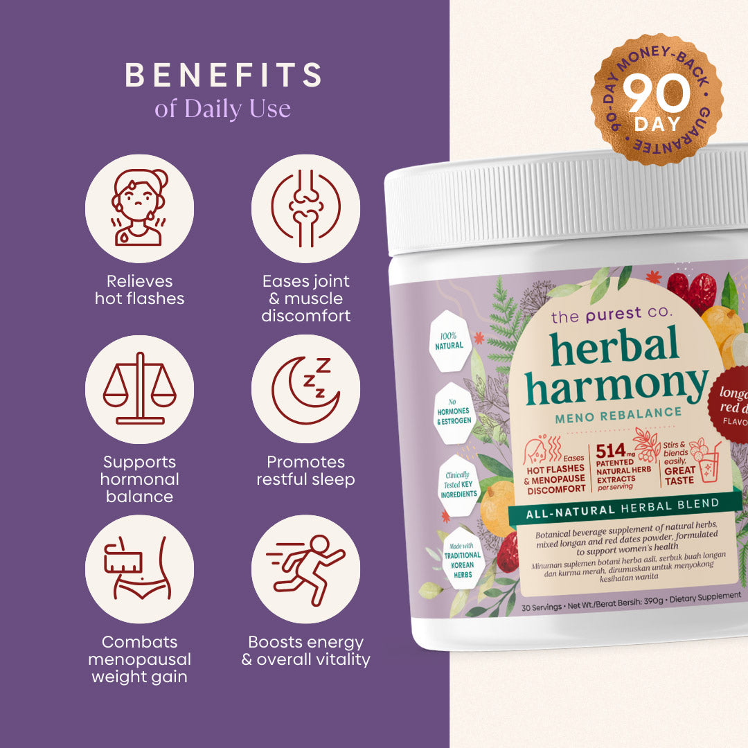 Herbal Harmony: Meno Rebalance Benefits of Daily Use