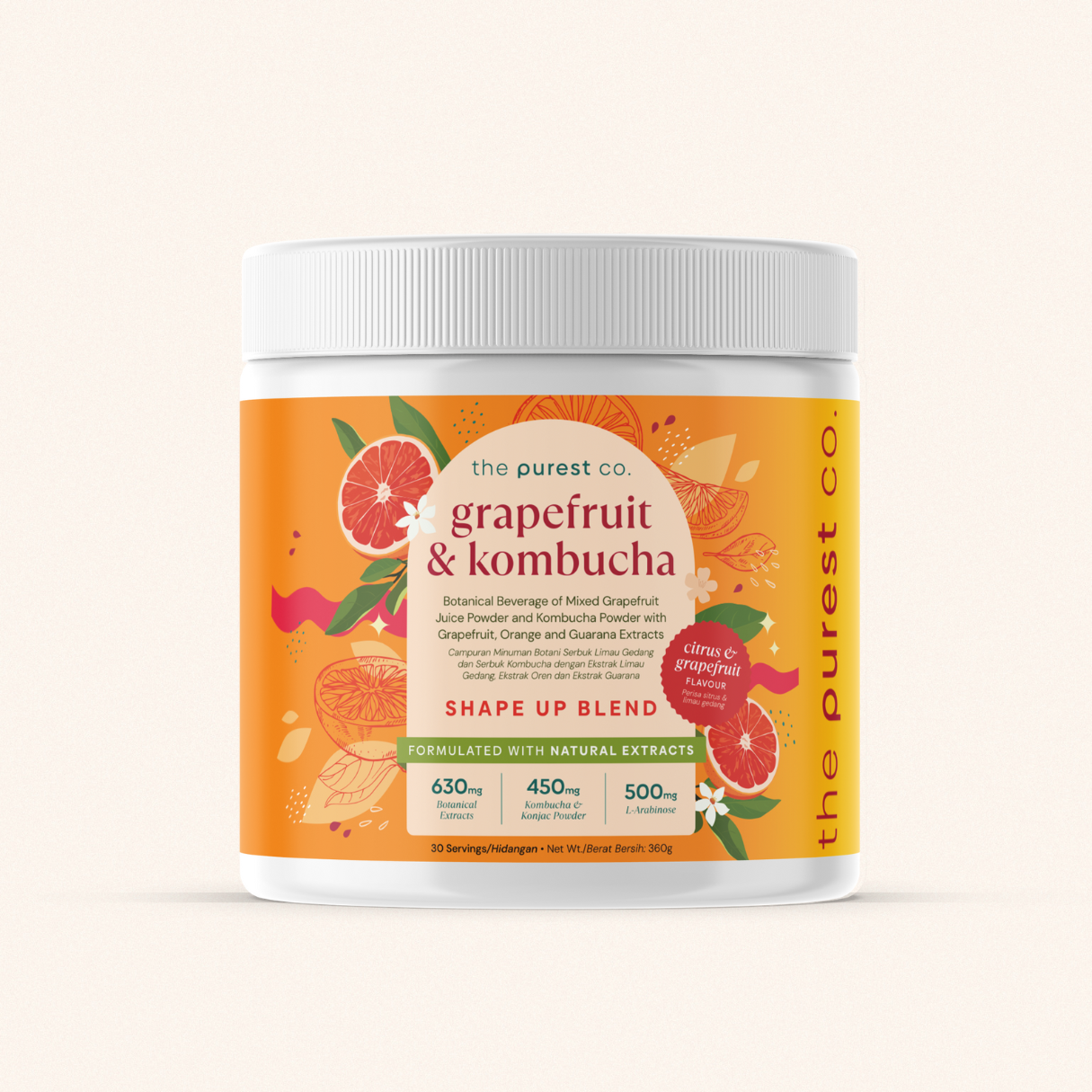 Grapefruit & Kombucha Shape Up Blend