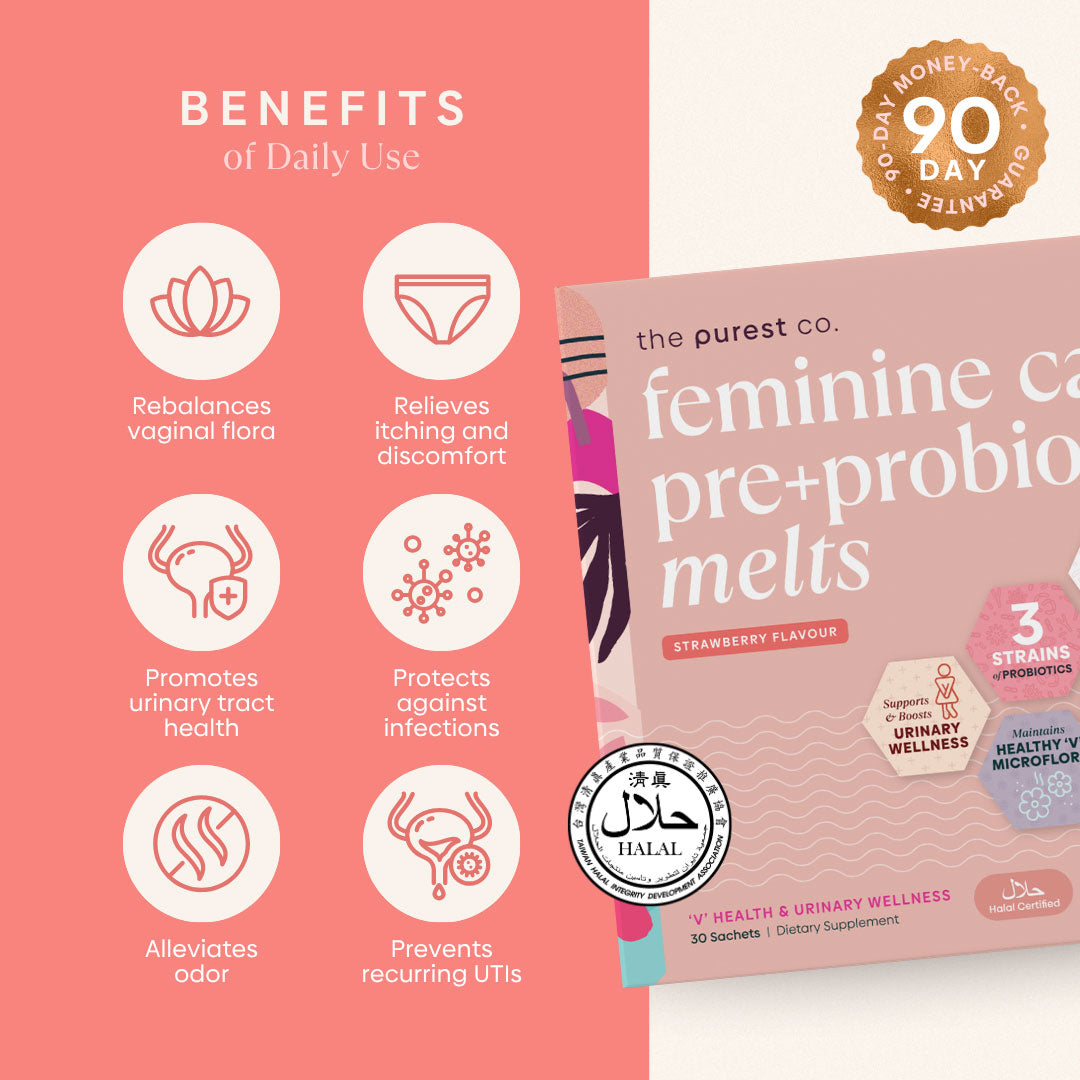 Feminine Care Pre+Probiotic Melts Halal