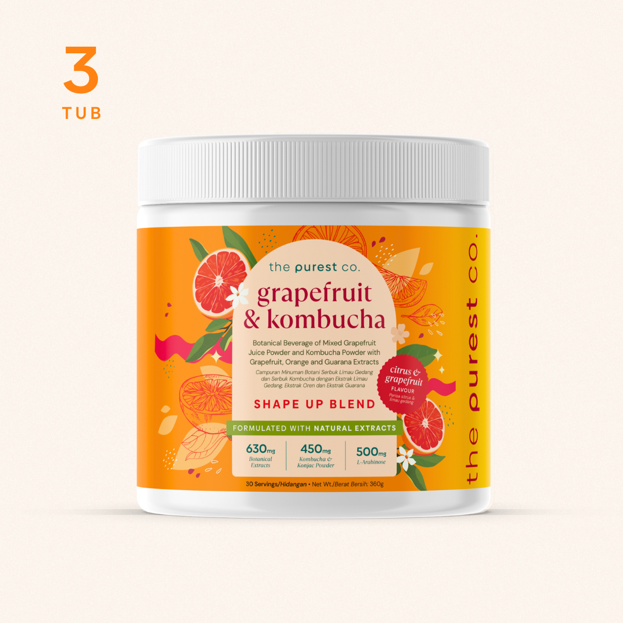 Grapefruit & Kombucha Shape Up Blend
