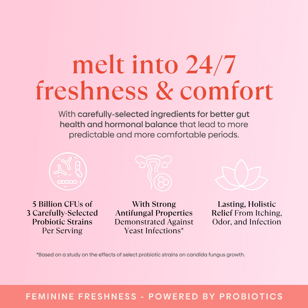 Feminine Care Pre+Probiotic Melts Halal