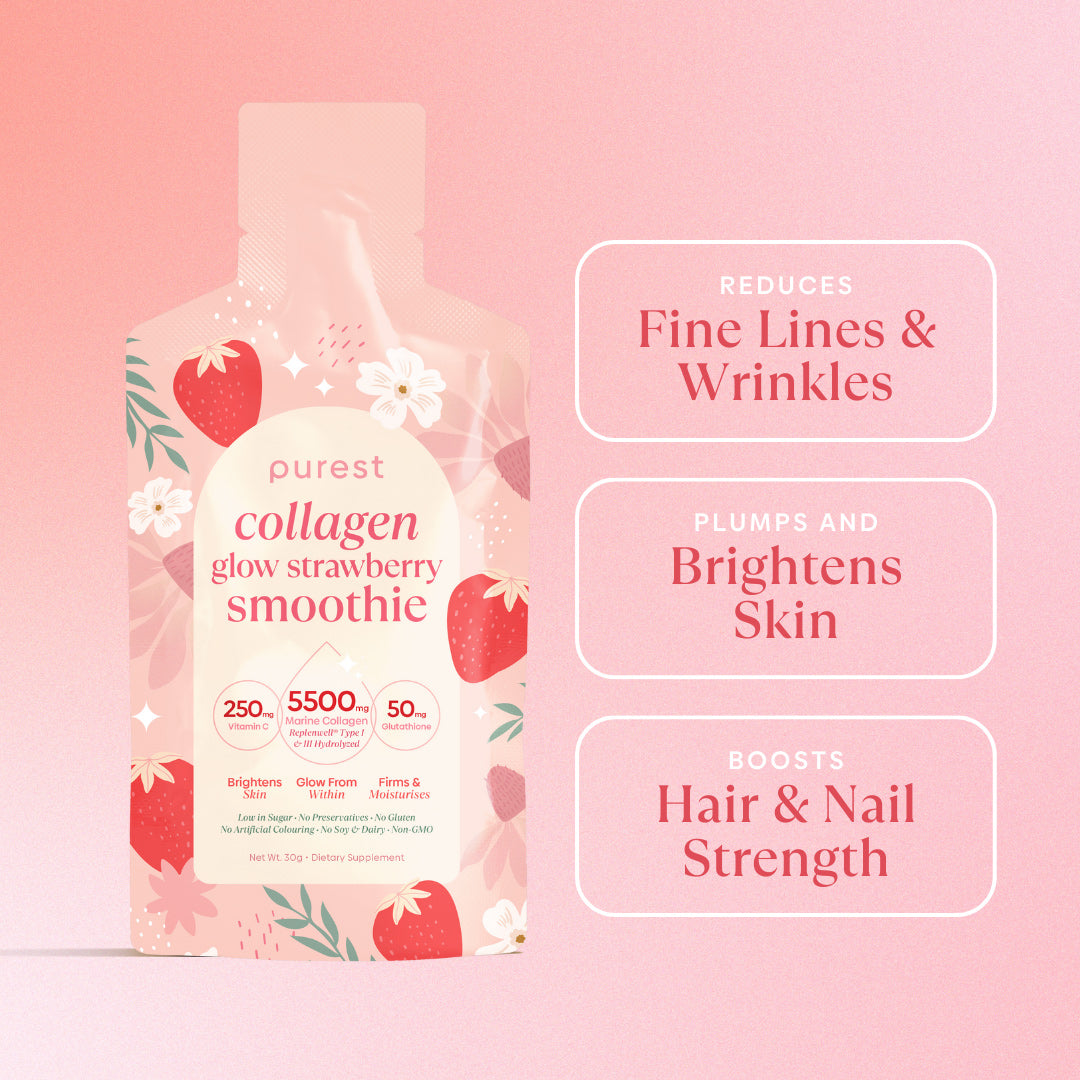 Collagen Glow Strawberry Smoothie Benefits
