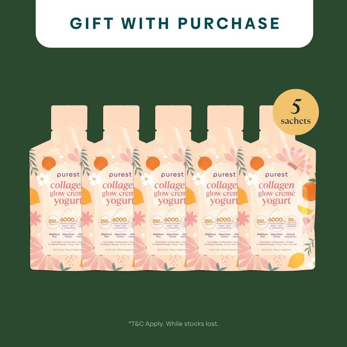 [GWP] Collagen Glow Crème Yogurt (5 sachets)