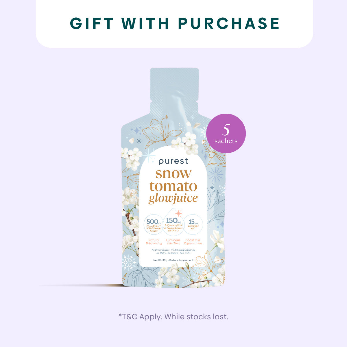 [GWP] Snow Tomato Glowjuice (5 sachets)