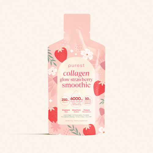 Collagen Glow Strawberry Smoothie